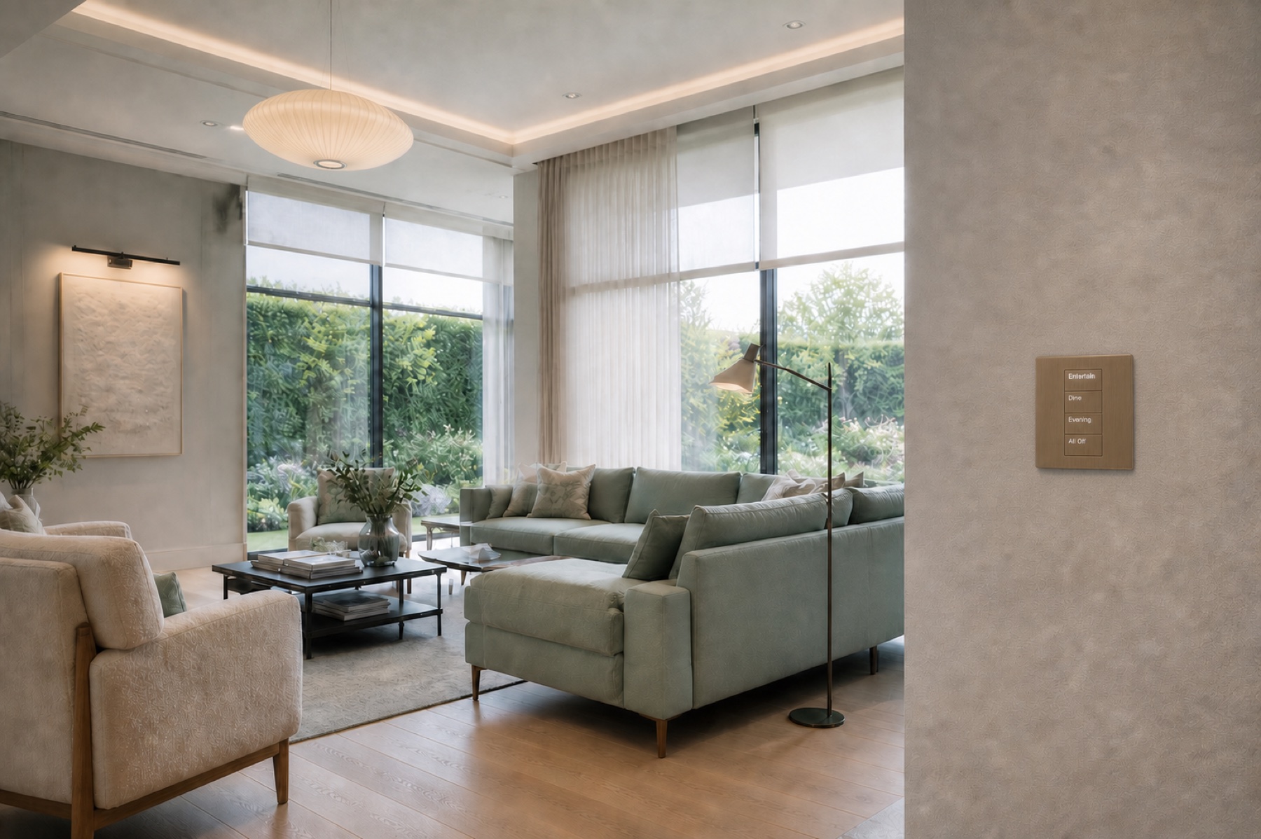Professionally designed lighting and smart home system